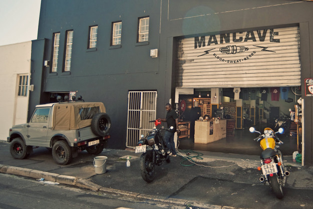 Cape Town motorcycle shop: The Woodstock Man Cave.