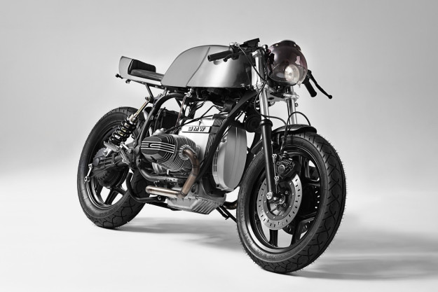 A sleek and stylish custom BMW R65 from Fuel Motorcycles of Spain.