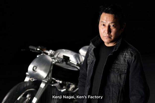 BMW custom motorcycle builder Kenji Nagai of Ken's Factory
