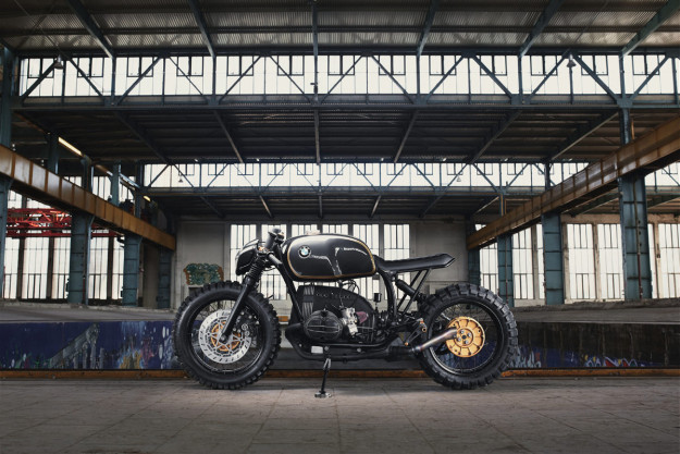 The third build from Munich-based Diamond Atelier is this brutal-looking BMW R100R custom.
