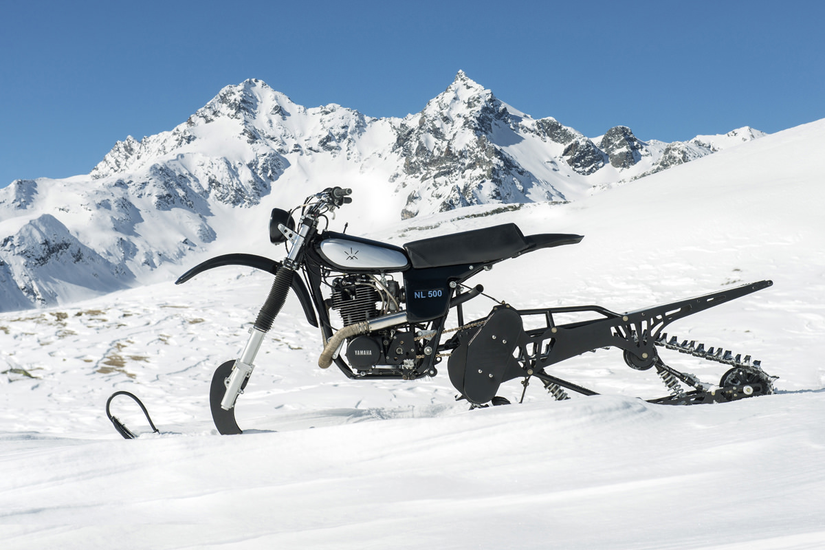 Snow Go: Northern Lights' Yamaha HL500 | Bike EXIF