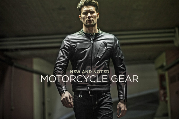 New motorcycle gear