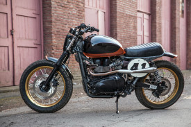 Teeth Gnasher: Thor Drake's Scrambler bike | Bike EXIF