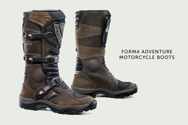Forma Adventure motorcycle boots.