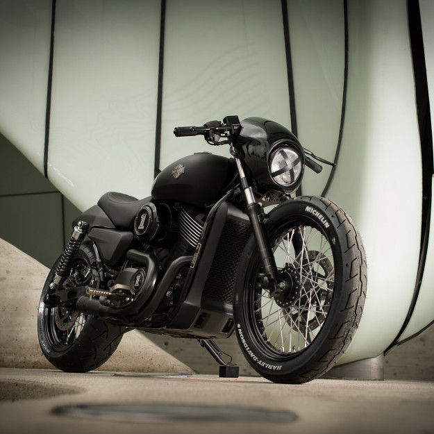 Custom Harley Street 750 built for the Battle Of The Kings competition.