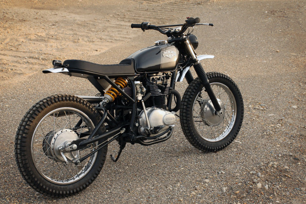 A super-stylish Honda CL360 built by the Wilkinson Brothers.