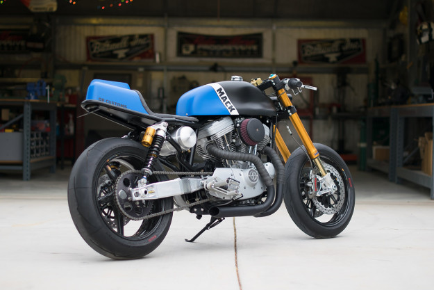 A Sportster XL1200 cafe racer from DP Customs