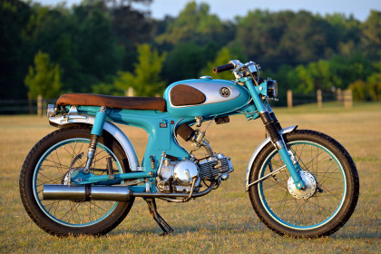 Simon Radomski immaculate Honda S90—built in his Alabama apartment.