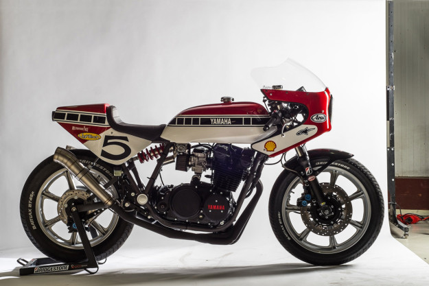 A killer race-inspired Yamaha XS850 by Dutchman Maarten Poodt.
