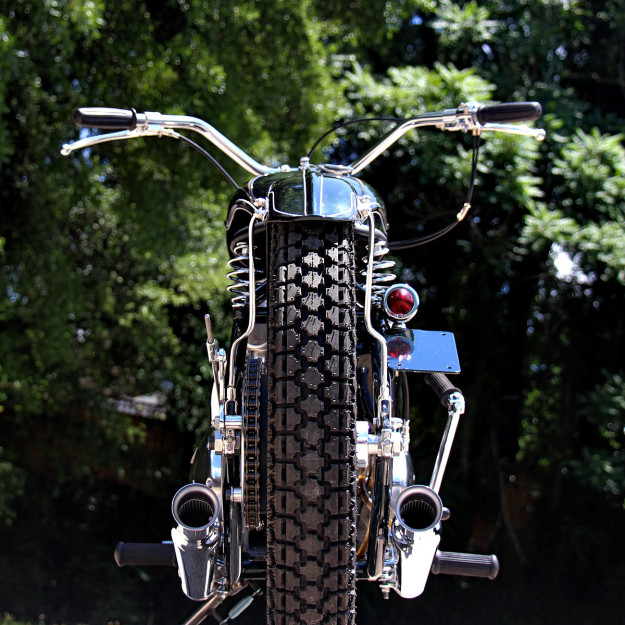 BSA A65 hardtail by The Factory Metal Works.
