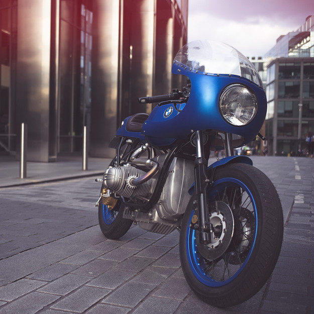A classy, racing-style BMW R80 custom from Untitled Motorcycles of London.