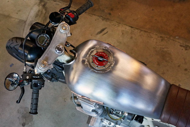 Star Struck: A NASA-inspired Honda CB 750 cafe racer.