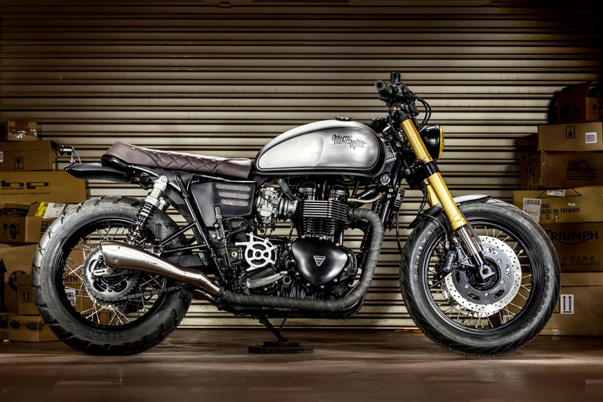 Maltese Falcon: A Triumph Bonneville cafe racer | Bike EXIF