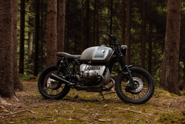 An immaculate BMW R90 resto-mod from Kontrast Kreations of Switzerland.