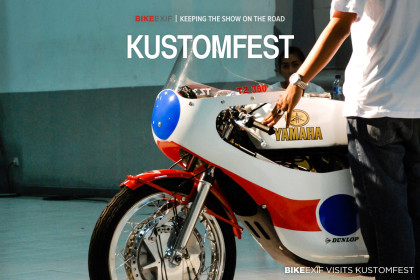 The Kustomfest show in Indonesia.