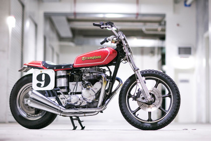 Triumphant: a Supercharged Triumph Street Tracker