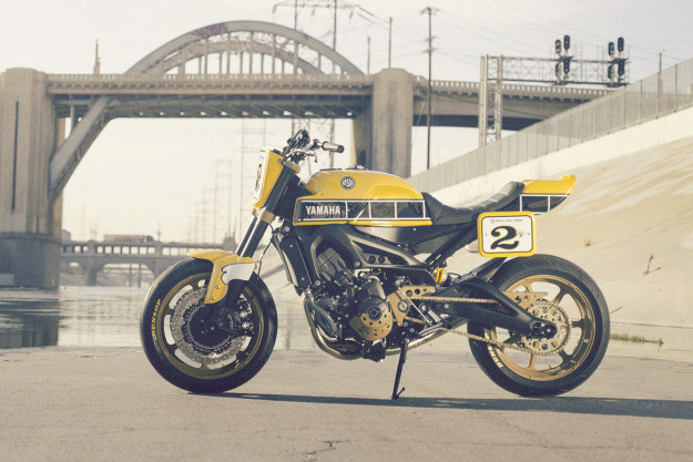Faster Wasp: Roland Sands gives the Yamaha FZ-09 an almighty sting and the flat-track treatment.