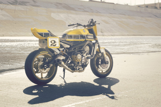 Faster Wasp: Roland Sands gives the Yamaha FZ-09 an almighty sting and the flat-track treatment.