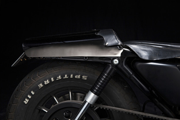 New from El Solitario, makers of The World's Most Hated Motorcycles: the radical Harley Sportster 'Malo/Bueno'