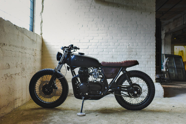 This 1975 Honda CB550 is not your typical CB cafe racer. It’s probably one of the fastest vintage Hondas we’ve ever seen.