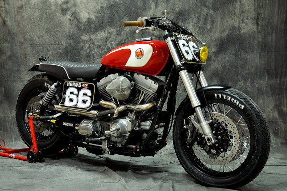 Remaking The Harley Dyna, Street Tracker Style | Bike EXIF
