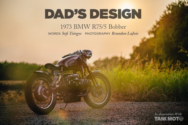 GT-Moto's 1973 R75/5 BMW bobber is a great bike with an even better story behind it.