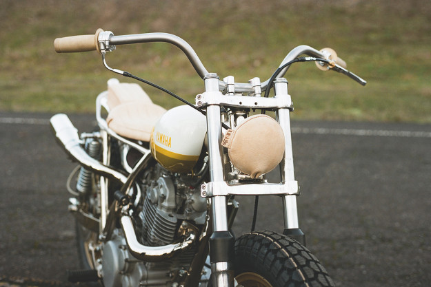 A Yamaha SR500 with a dirt track vibe from One Down Four Up.