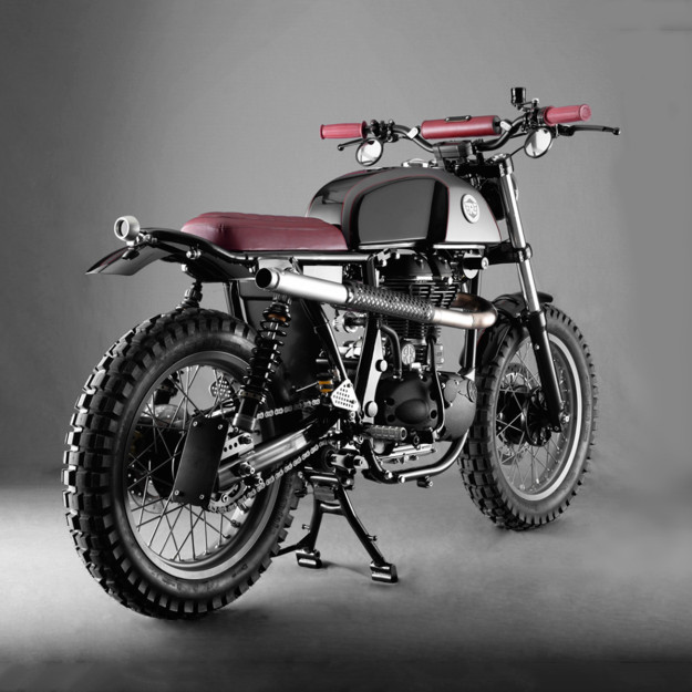 A custom Royal Enfield scrambler by Analog Motorcycles