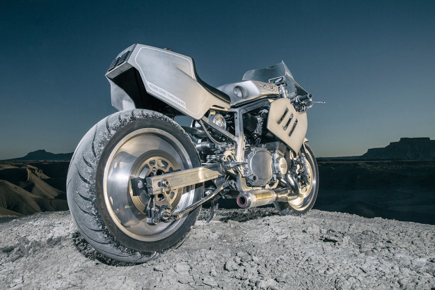Major Tom: ICON 1000 have turned the Suzuki GSX-R 750 into a nitrous-fueled rocket ship.