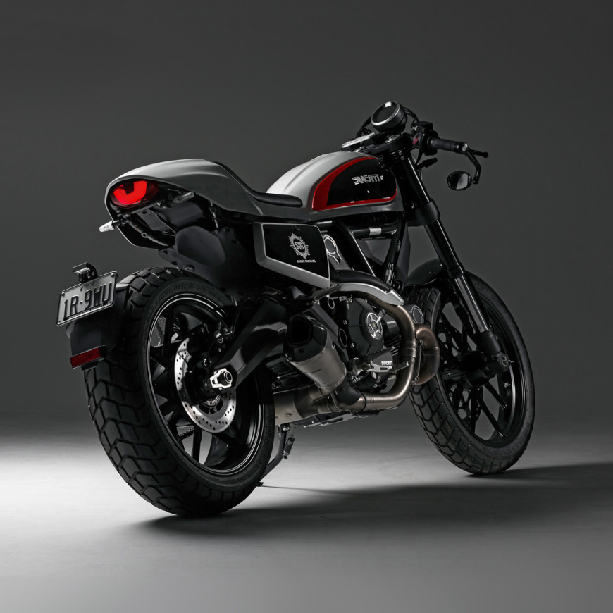 Skunk Machine: A Cafe Twist For The Ducati Scrambler | Bike EXIF