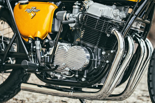 Gold Standard: 1971 Honda CB750 by Rawhide Cycles.