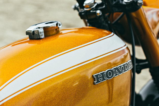 Gold Standard: 1971 Honda CB750 by Rawhide Cycles.