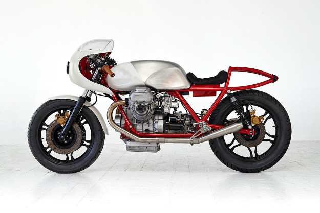 Death Machines Of London launch with a killer Moto Guzzi