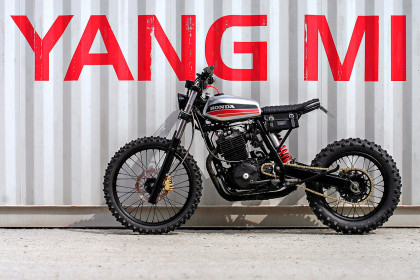 Garage Build: A custom Honda XR600R from France