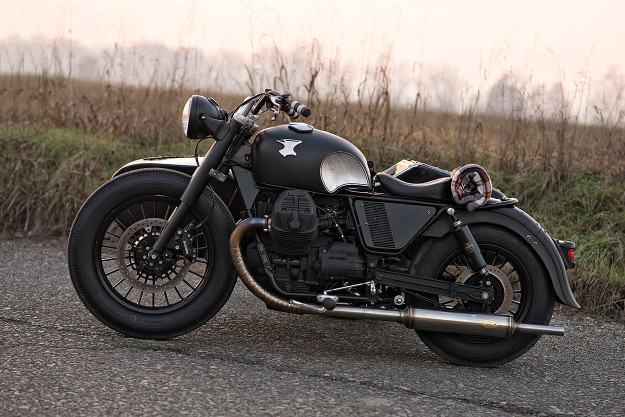 Anvil Motociclette turn the Moto Guzzi V9 into a classic gentleman's ride—complete with sidecar.