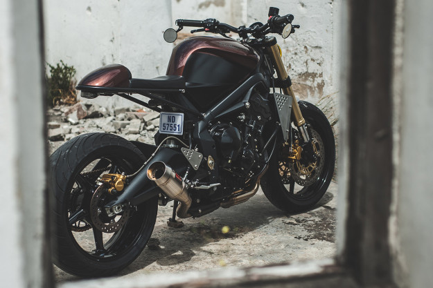 Not Your Usual Rental: You can hire this custom Triumph Street Triple to ride around Cape Town.