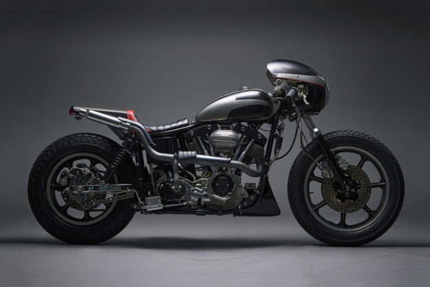 Jamesville gives a shovelhead Harley the cafe racer treatment—with incredible results.