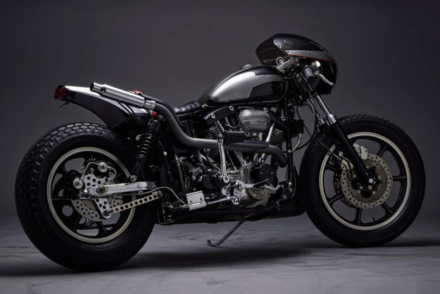Jamesville gives a shovelhead Harley the cafe racer treatment—with incredible results.