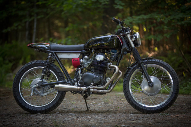Town and Country: a Honda CB350 Scrambler built in the Catskills
