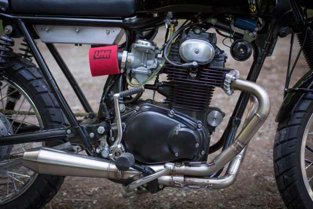 Town and Country: a Honda CB350 Scrambler built in the Catskills