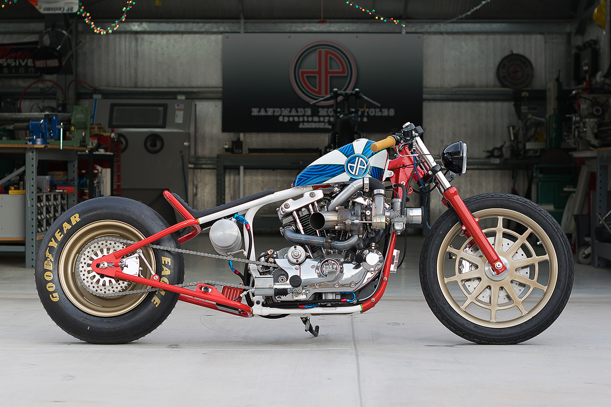 Shop Bike: A hot rodded, turbocharged Ironhead Sportster by DP Customs
