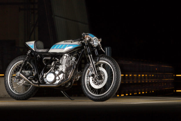 World champion bike builder Fred ‘Krugger’ Bertrand turns his hand to the Yamaha SR400, and the result is incredible.