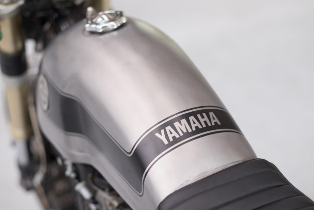 A sleek custom Yamaha XV750 by Moto Adonis of Holland.