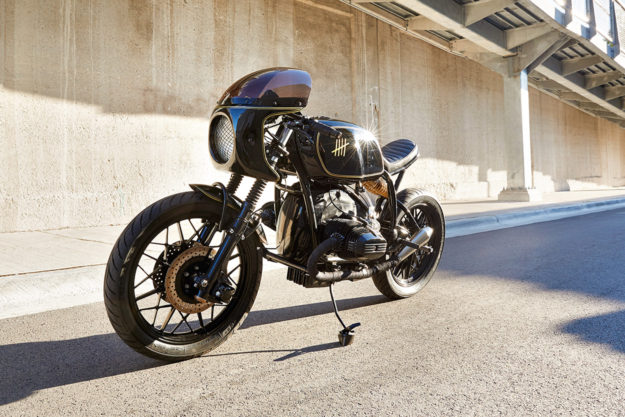 'The Five': A BMW R100 cafe racer from Federal Moto's new Chicago workshop.