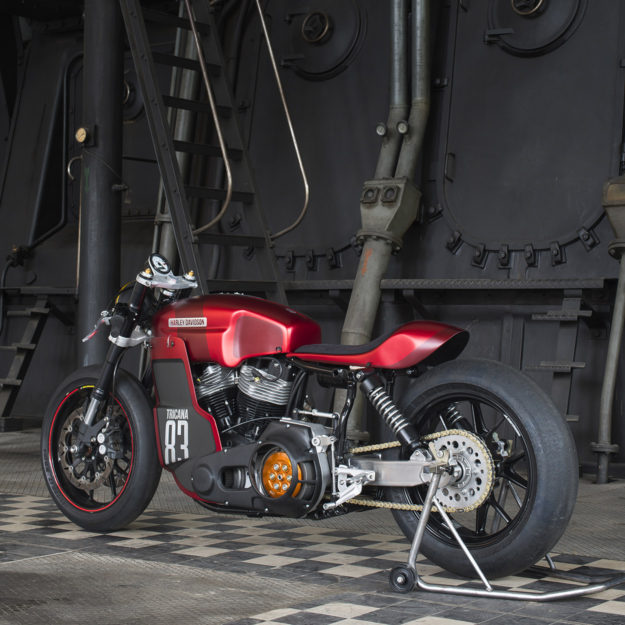 Electra Glide In Red: Tricana’s ‘Hot Racer’ Harley FLH