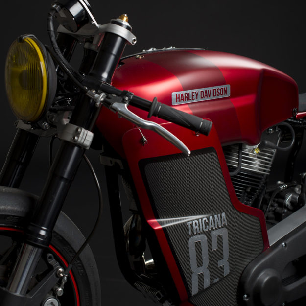 Electra Glide In Red: Tricana’s ‘Hot Racer’ Harley FLH