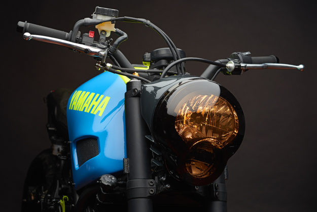 Neon Dream: This custom Yamaha XSR700 is a Retina-Searing Treat.