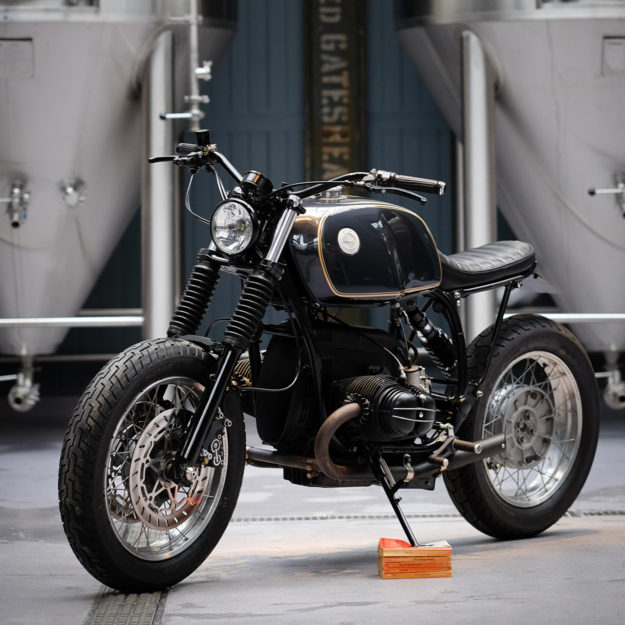 BMW R100R built by Dust Custom Motorcycles for the owner of the Wylam Brewery in Newcastle, England.