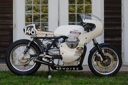 Moto Guzzi custom: A Magnificent V7 racer from 46Works