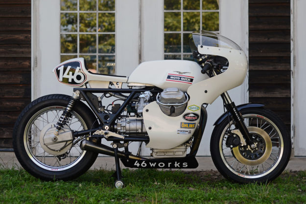 Moto Guzzi custom: A Magnificent V7 racer from 46Works